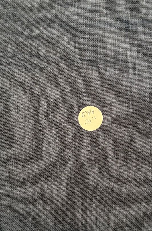 Remnant - Linen "Indigo Blue" - 21"  #594