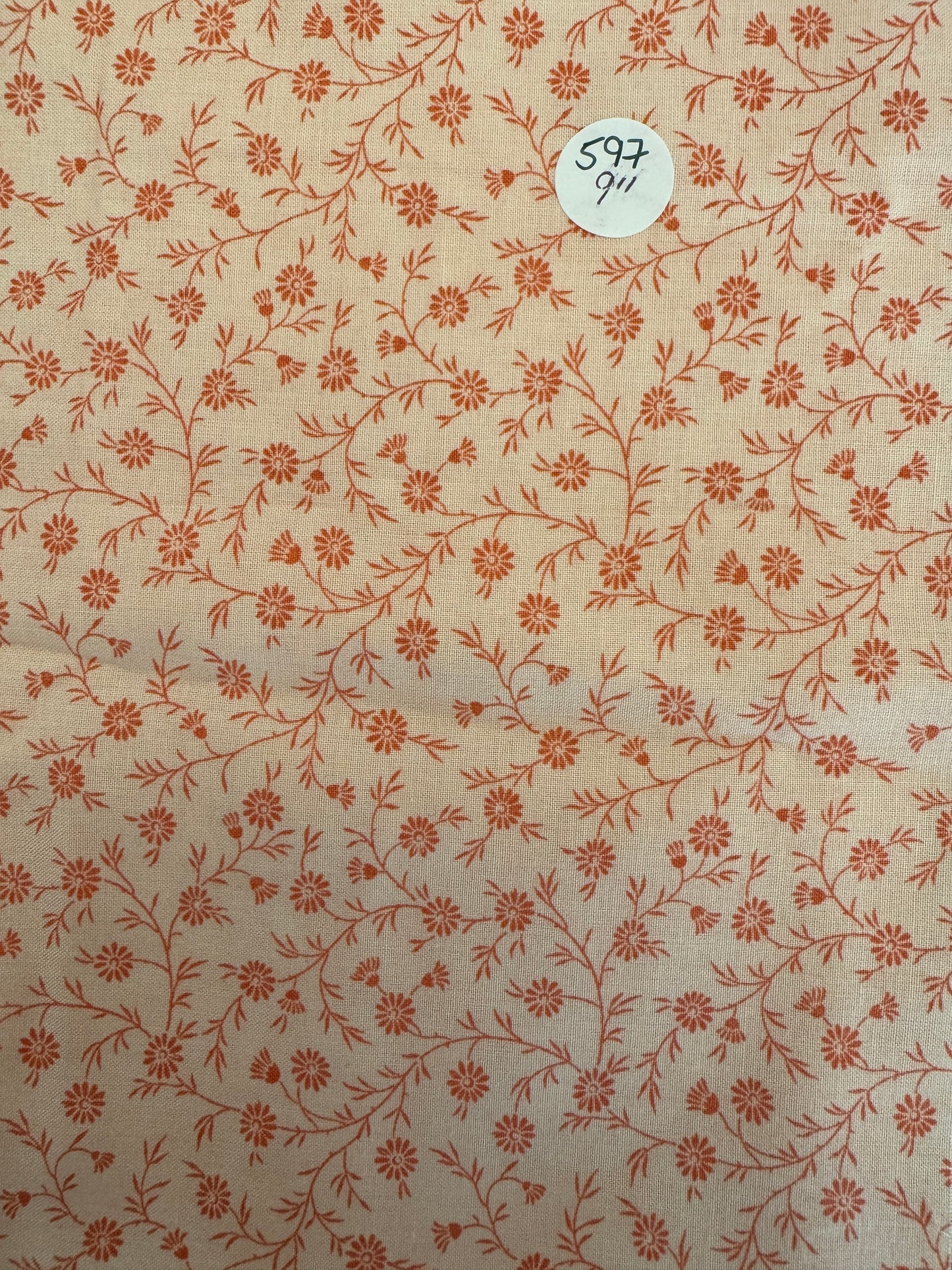 Remnant - Quilting Cotton 9". #597