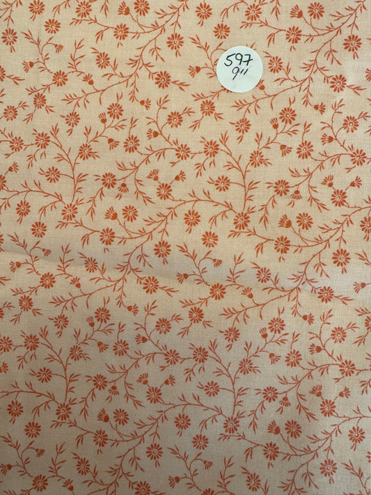 Remnant - Quilting Cotton 9". #597