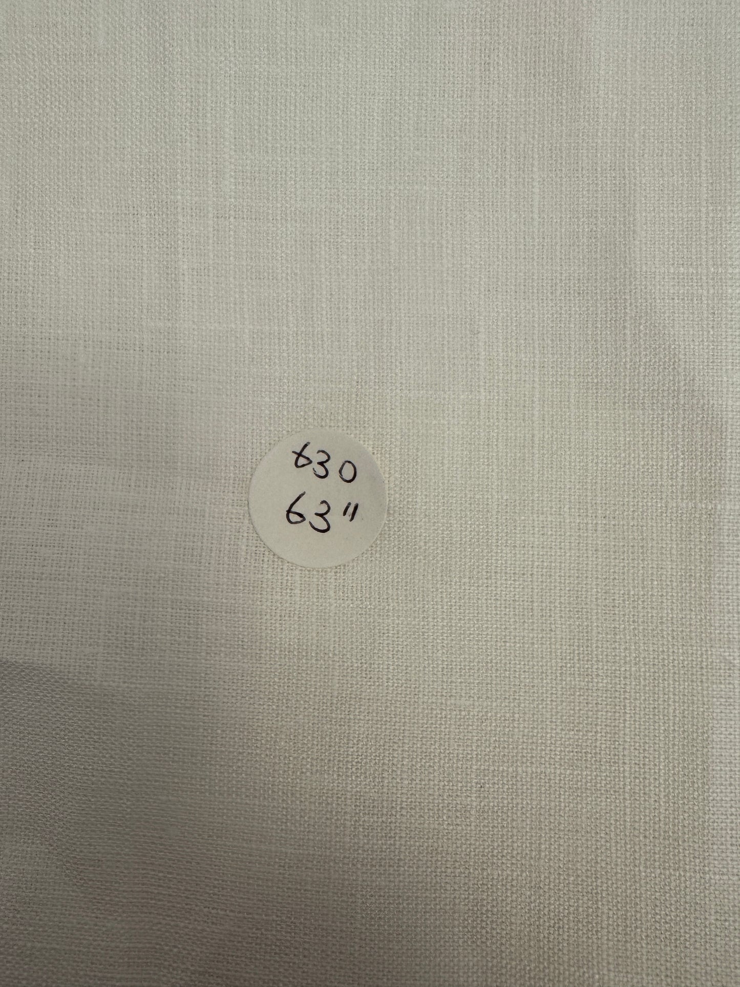 Remnant- 100% Linen-1 3/4 yards - 60" wide #630