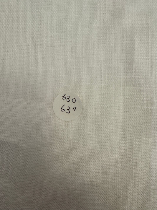 Remnant- 100% Linen-1 3/4 yards - 60" wide #630