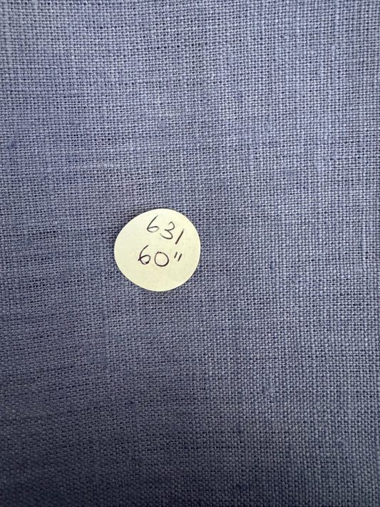 Remnant- 100% Linen- Wysteria   1 2/3 yards - 58"wide-  #631