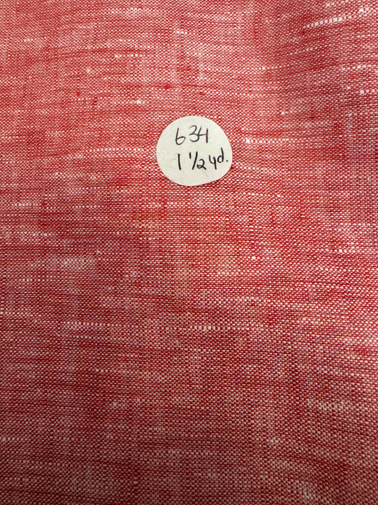 Remnant- 100% Linen-48" #634