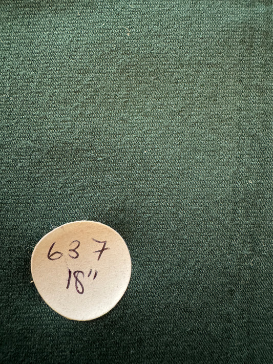 Remnant- Organic Cotton Soy Spandex Jersey- 18" - #637