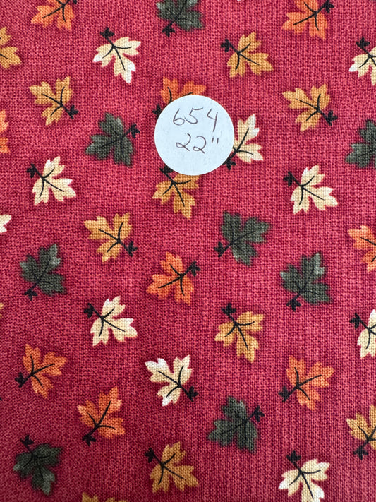 Remnant- Quilting Cotton- 22"  #654