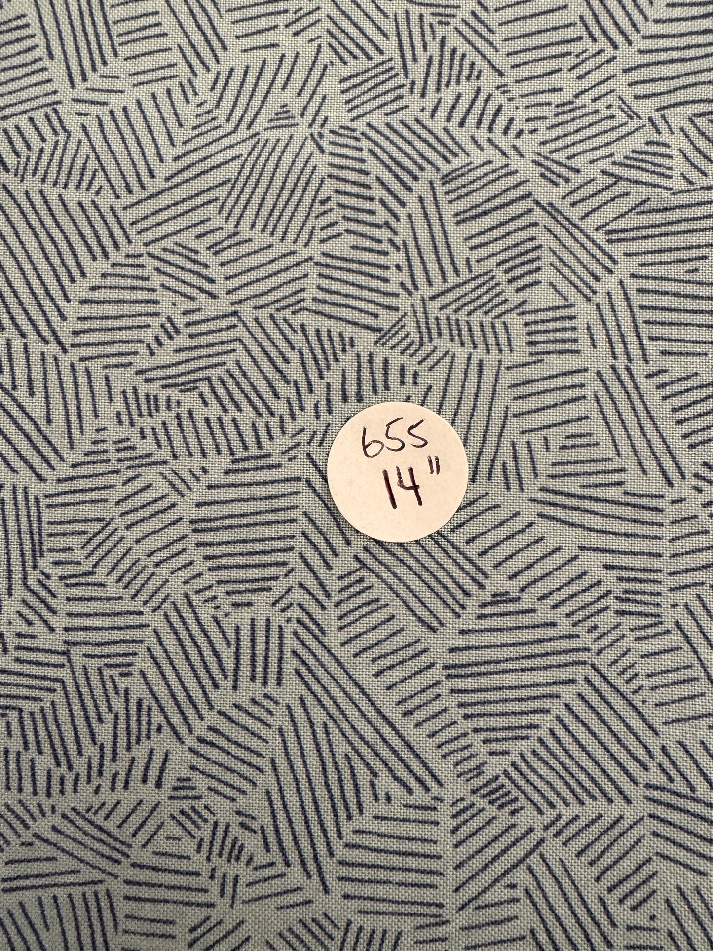 Remnant- Quilting Cotton- 14"  #655