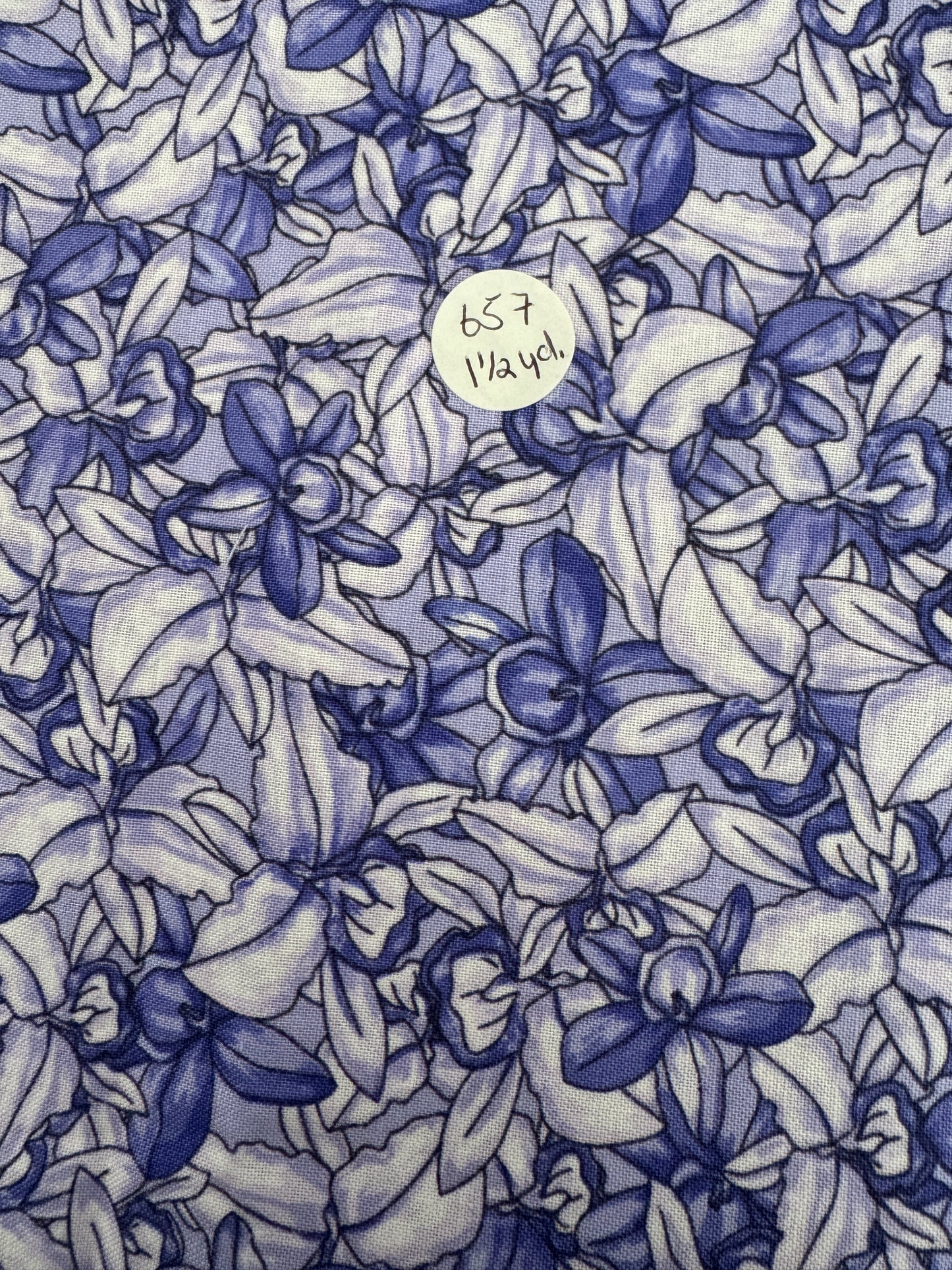 Remnant- Quilting Cotton- 1.5 yards-  #657