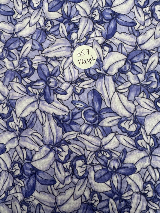 Remnant- Quilting Cotton- 1.5 yards-  #657