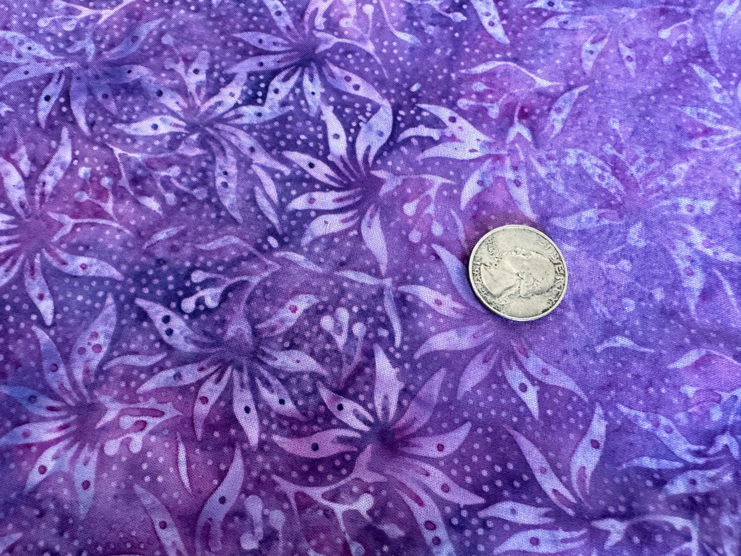 Batik Rayon Challis - Lilac Fairy - Shades of Purple and Pink