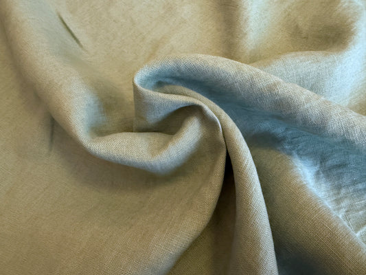 100% Linen - Soft Wash Finish - 5.3oz - Pesto