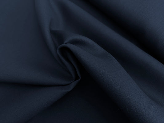 100% Linen - Soft Wash Finish - 4oz - Royal Navy