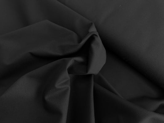 97/3 Cotton/Spandex Brushed Twill -7.5oz Pant Weight - Black