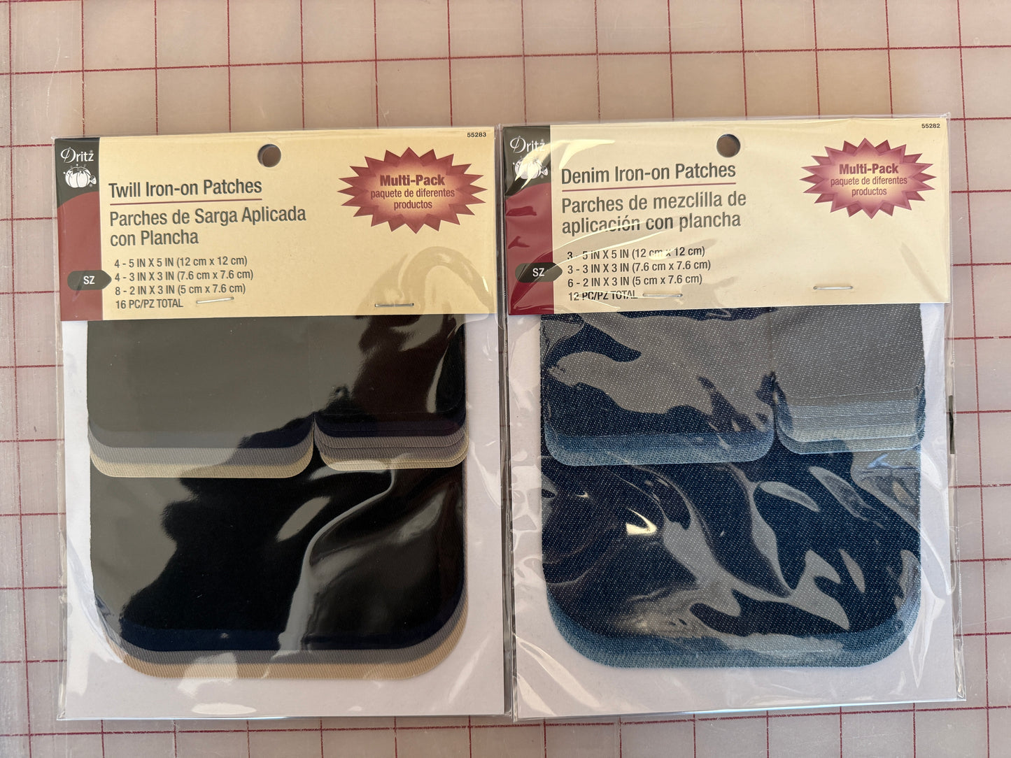 Iron-On Repair Patches - Denims and Twills