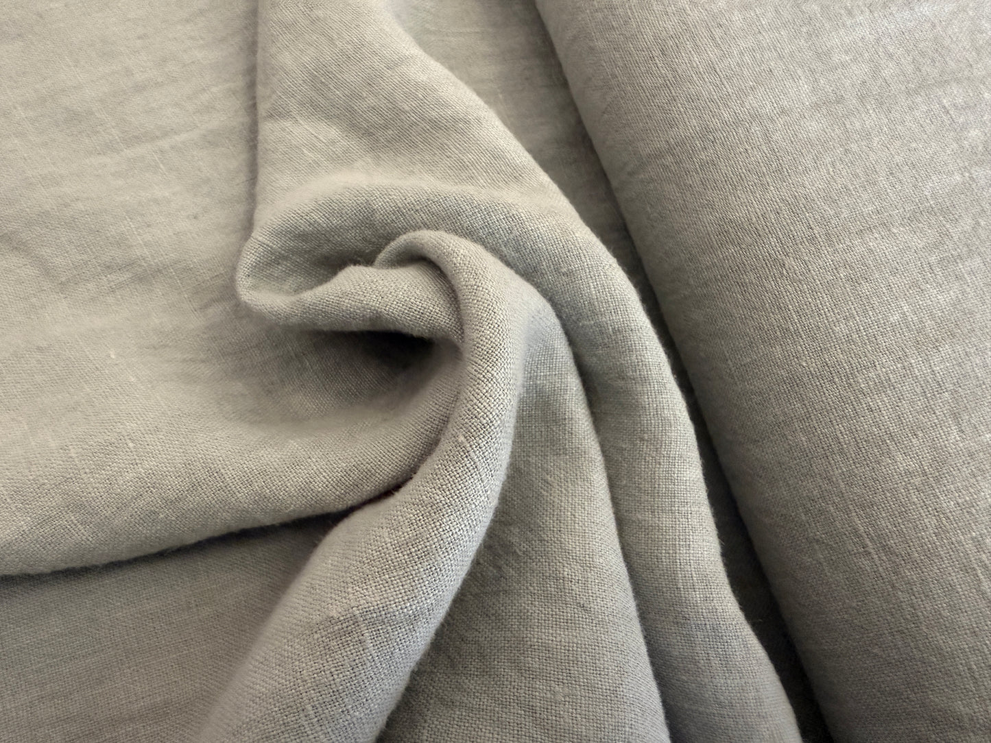 100% Linen - Soft Wash Finish - 5oz - Stone