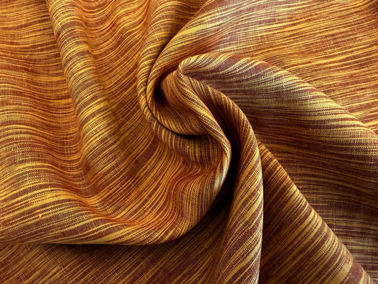 100% Cotton Ikat Woven Shirting - Desert Sands