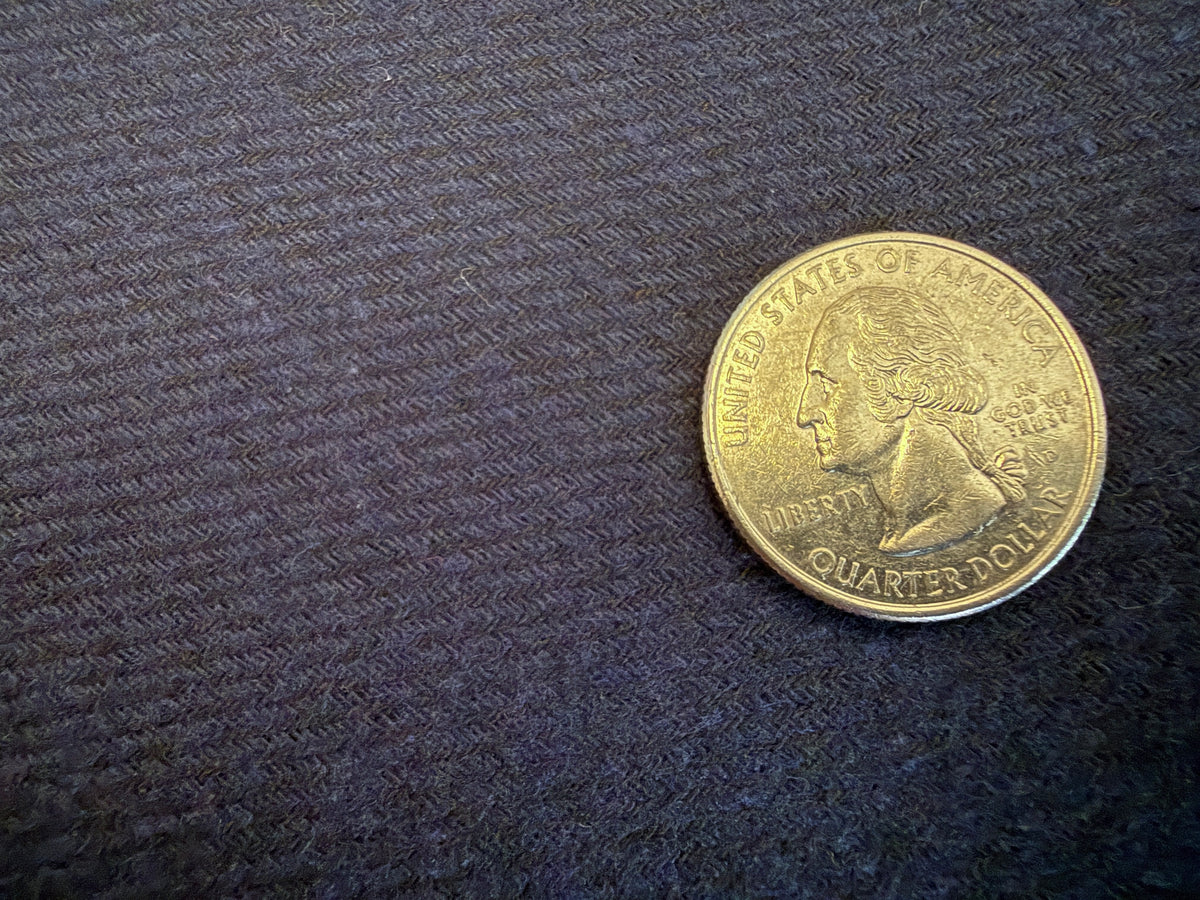 100% Cotton Flannel Twill - 5.5oz - Dark Navy