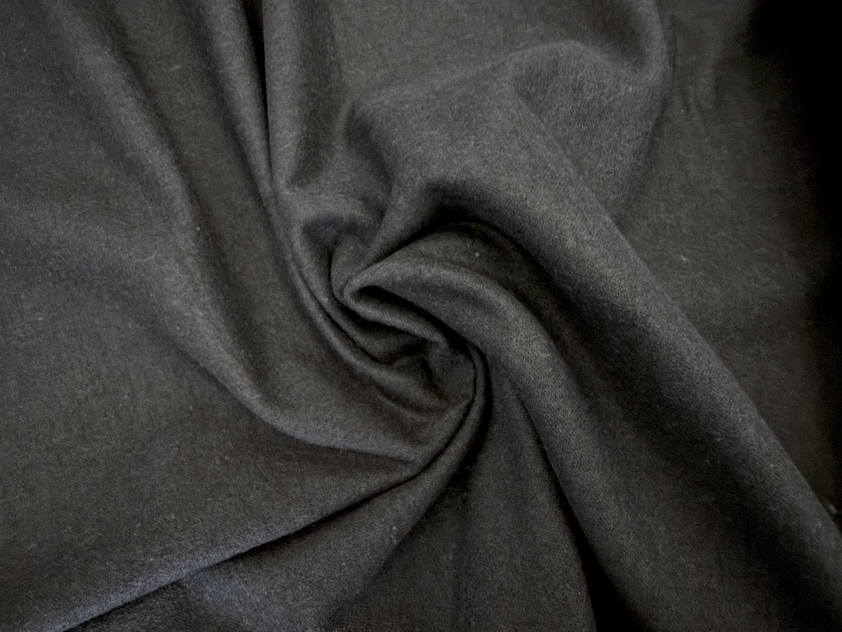 100% Cotton Flannel - Double Sided - 5.5oz - Coal Dust