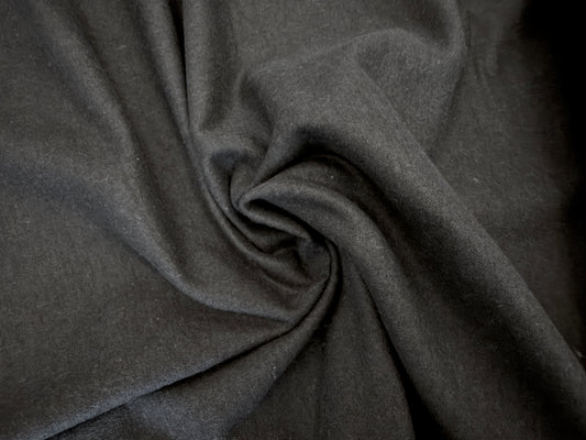 100% Cotton Flannel - Double Sided - 5.5oz - Coal Dust