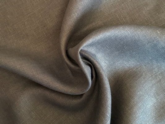 100% Linen - Soft Wash Finish - 4.5oz - Steel