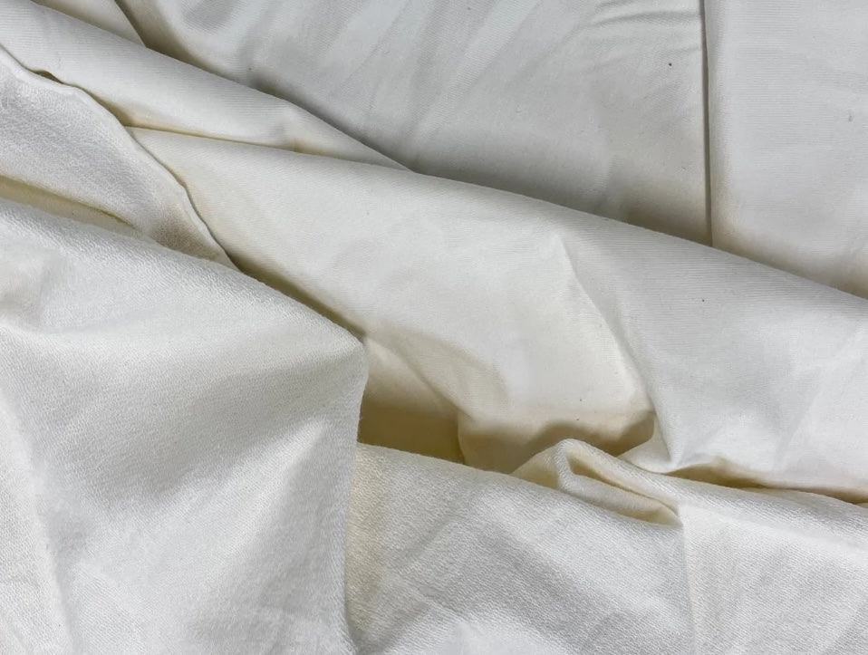 Organic Cotton Soy French Terry - Natural Undyed