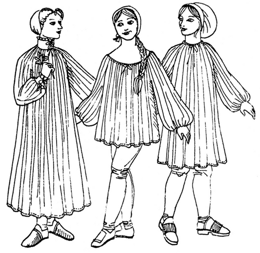 Historic Chemise Pattern - FREE