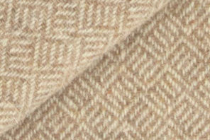 100% Merino Wool Coating-  Bricklayer - Toast & Cream