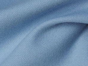 100% Merino Wool Coating - Pale Sky Blue