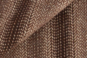 100% Merino Wool Coating-  MultiStripe - All The Browns