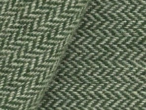 100% Merino Wool Coating - Mini Herringbone Pine & Natural