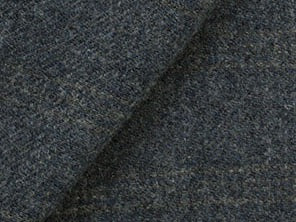 100% Merino Wool Coating - Heather Gray with Ghost Gray Windowpane