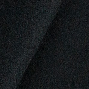100% Wool Coating - Black Flannel