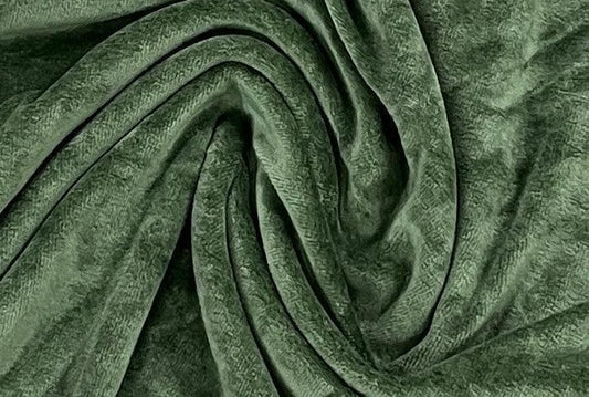 Bamboo Cotton Knit Velour - Sage Green