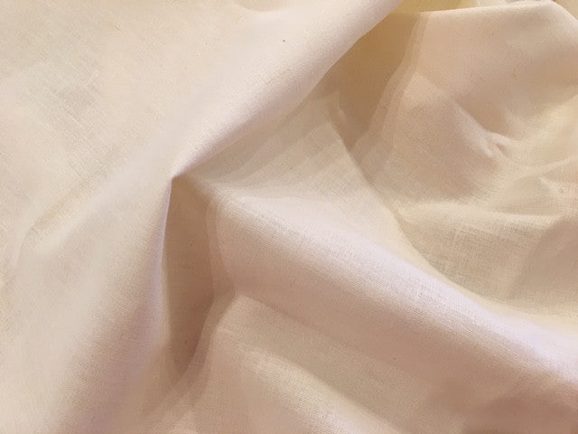 Organic Cotton/Hemp "Linen" - Natural Undyed