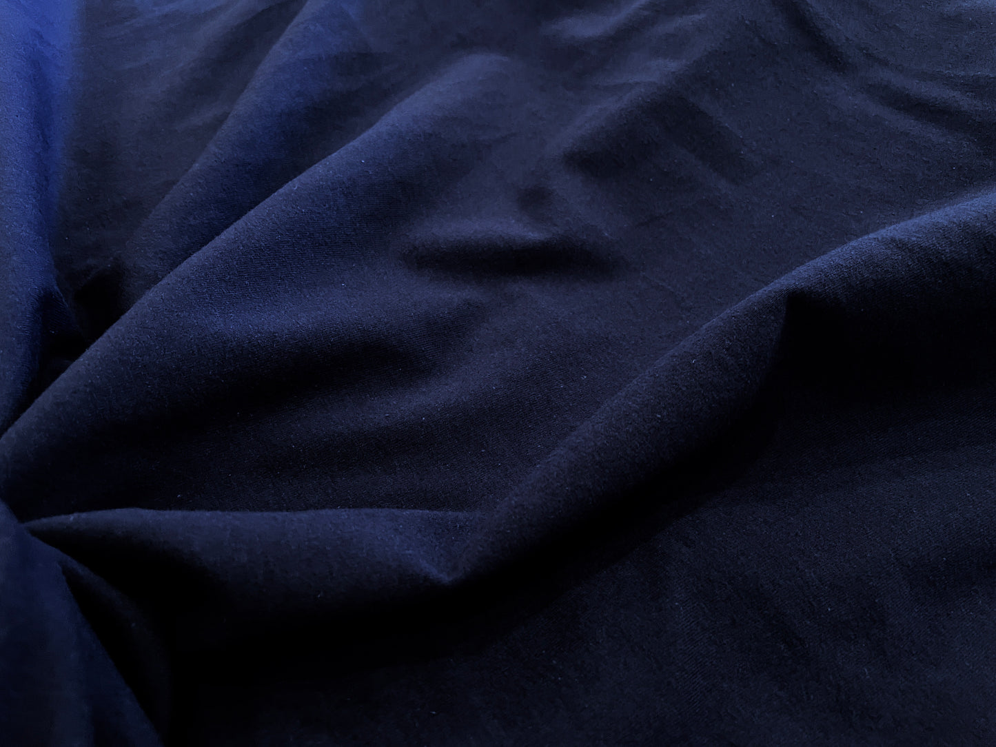 Cotton/Lycra Jersey Knit - 97/3% - True Blue Navy - 5oz