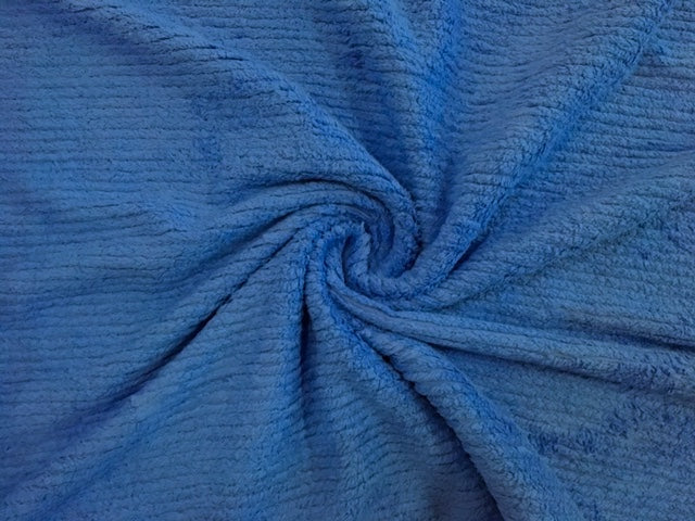 100% Cotton Chenille - True Blue