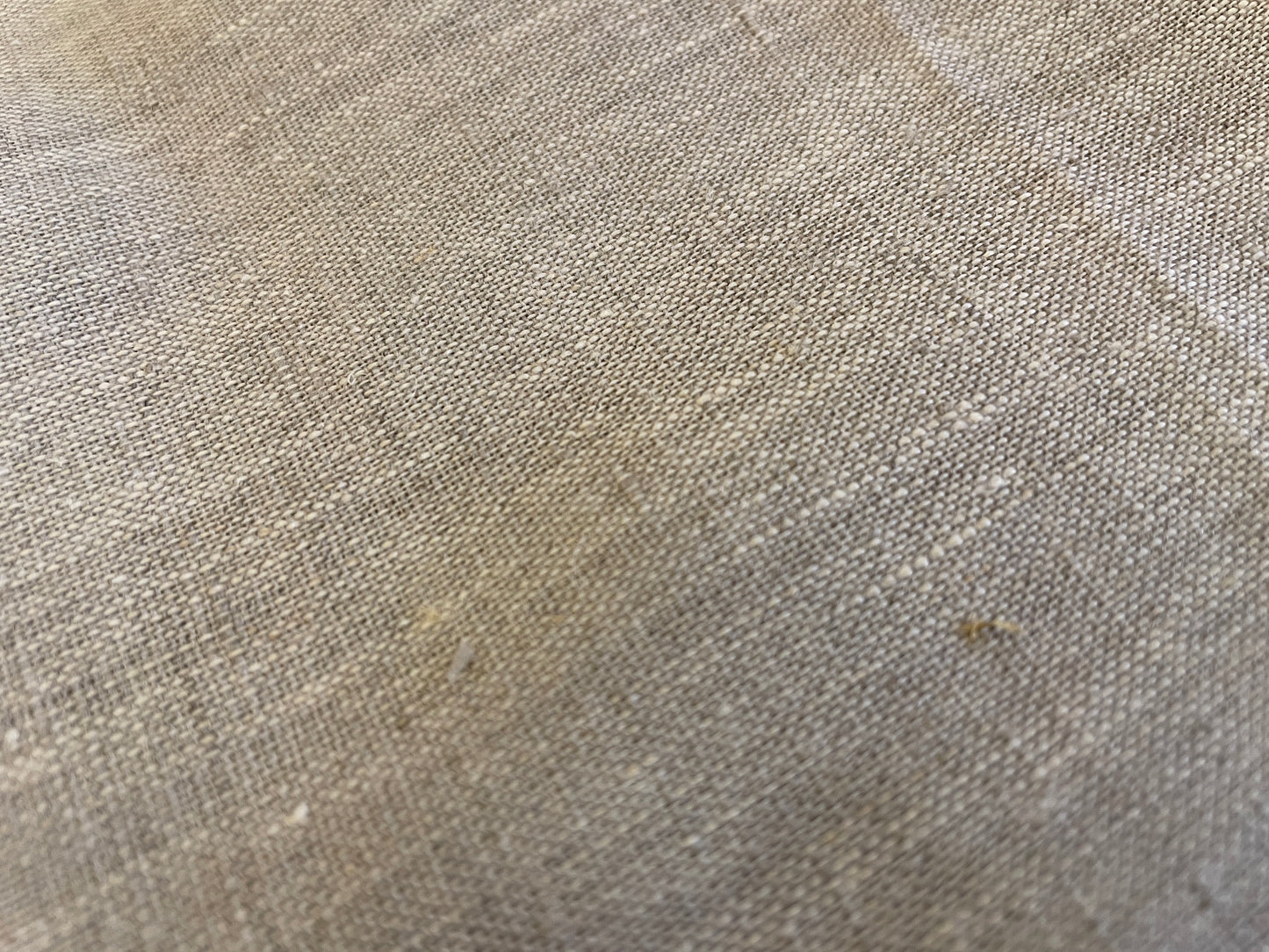 100% Linen - Soft Wash Finish - 5.3oz - Natural Tweed