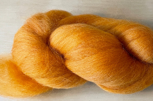 100% Merino Wool Roving - Marigold