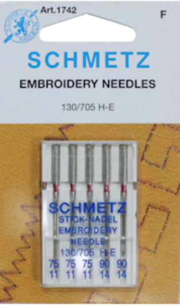 Schmetz Machine Embroidery Needles