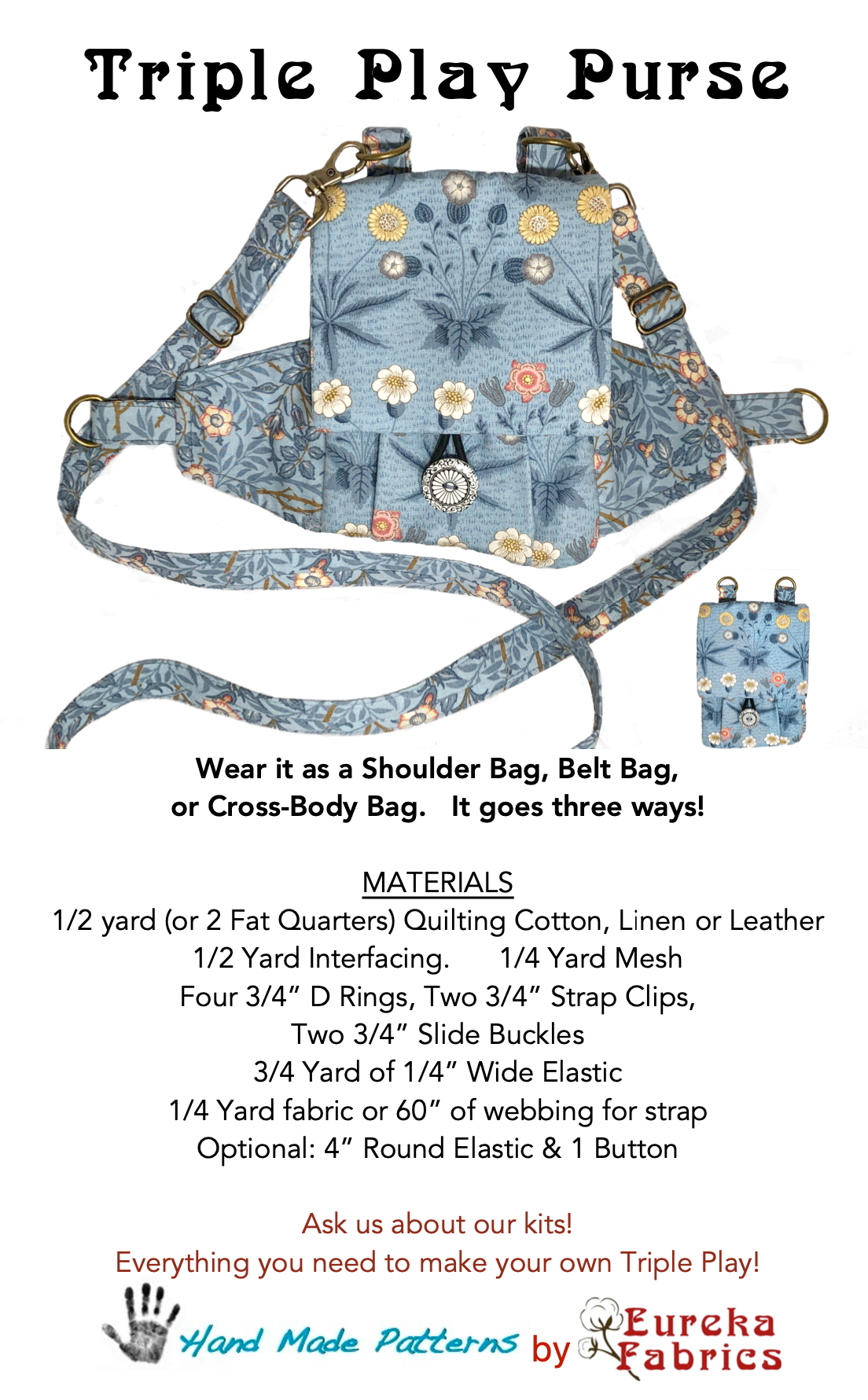 Triple Play Purse Kit - NEW COLORS!