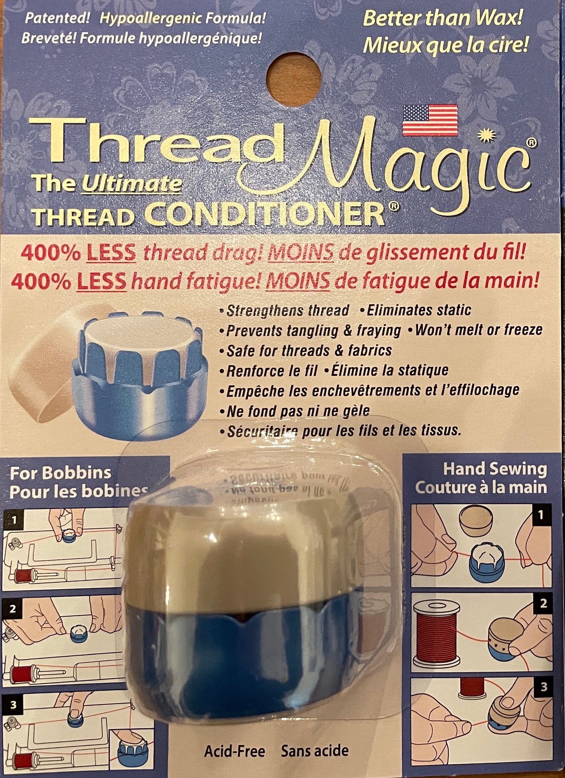 Thread Magic Round & Cube - The Ultimate Thread Conditioner