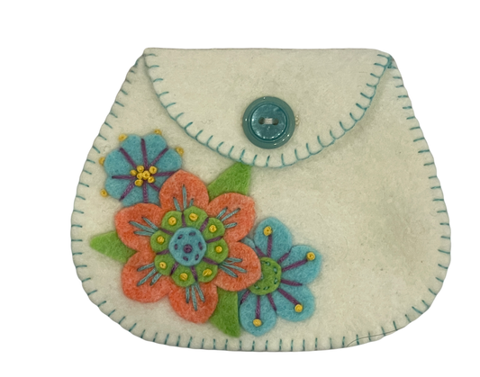 Victorian Felted Wallet Kit - A Beautiful Way to Stay Organized!