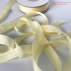  Mlurcu Chiffon Ribbon Silk Satin Ribbon 1-1/2 Inch