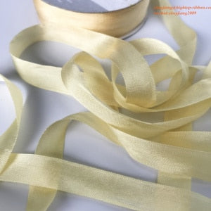 Worldwide 2024 Free Shipping Bucilla Pure Silk Ribbon Organza 5mm 14 color all