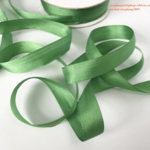  Mlurcu Sage Green Fringe Chiffon Silk Ribbon 1-1/2