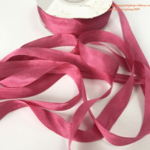  MEEDEE Blush Silk Ribbon 2 Inch Pink Silk Ribbon Pure