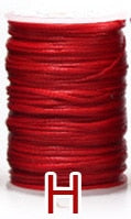 Waxed Cotton Thread 1.2mm, 65 meters (70 yards) for Hand Leather Stitching