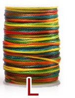 Waxed Cotton Thread 1.2mm, 65 meters (70 yards) for Hand Leather Stitching