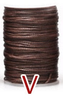 Waxed Cotton Thread 1.2mm, 65 meters (70 yards) for Hand Leather Stitching