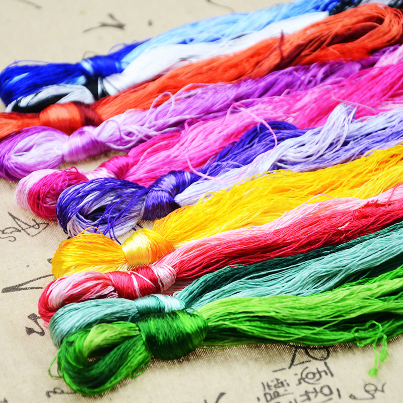 100% Silk Embroidery  Thread - Multi Skein Value Pack