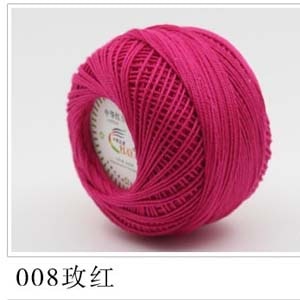 50g #3 Pearl Cotton Thread in 24 Colors